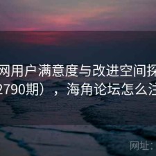 海角网用户满意度与改进空间探讨（第2790期），海角论坛怎么注册