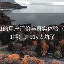 探讨91的用户评价与真实体验（第4061期），91y太坑了