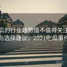 17吃瓜的行业趋势值不值得关注 要点与选择建议，2021吃瓜事件