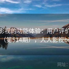 人人影视的功能体验：用户评价汇编（第514期），人人影视bip
