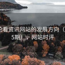 从评论看资讯网站的发展方向（第4295期），网站时评