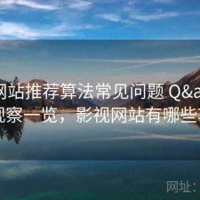 影视网站推荐算法常见问题 Q&A：观察一览，影视网站有哪些功能