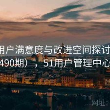 51网用户满意度与改进空间探讨（第1490期），51用户管理中心