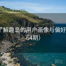深入了解趣岛的用户画像与偏好（第464期）