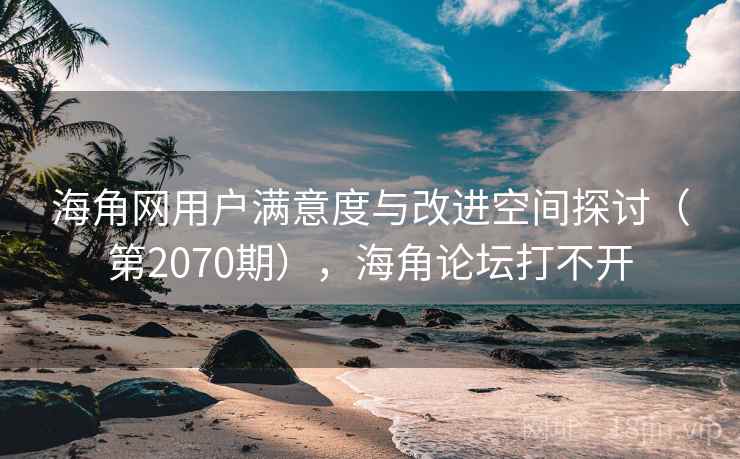 海角网用户满意度与改进空间探讨（第2070期），海角论坛打不开  第2张