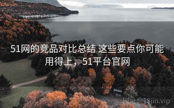 51网的竞品对比总结 这些要点你可能用得上,51平台官网 第1张 51网的竞品对比总结 这些要点你可能用得上,51平台官网 第1张