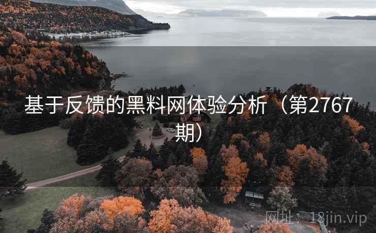基于反馈的黑料网体验分析（第2767期）  第2张